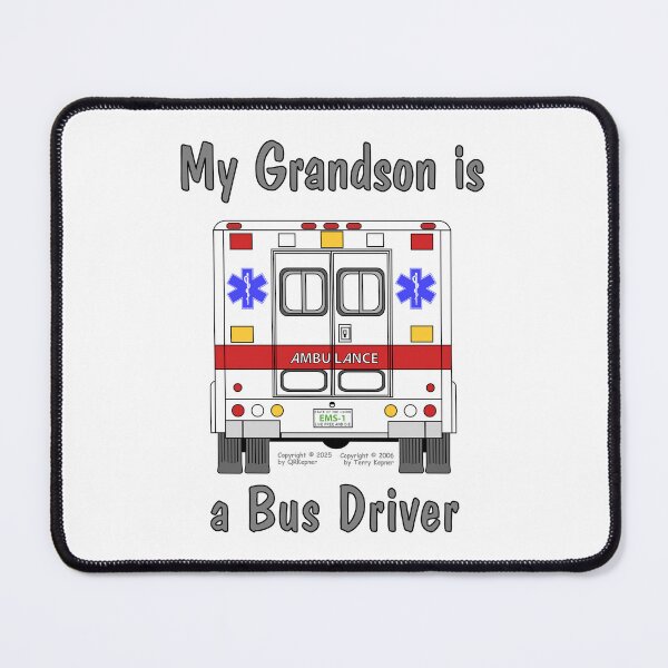 Item preview, My Grandson is a Bus Driver designed and sold by RoseBloodCat.