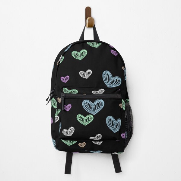 Item preview, Colourful hearts pattern designed and sold by Finally Awake.