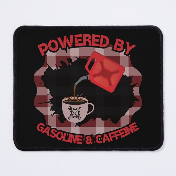 Item preview, Powered By Gasoline And Caffeine designed and sold by Zeemazoo.