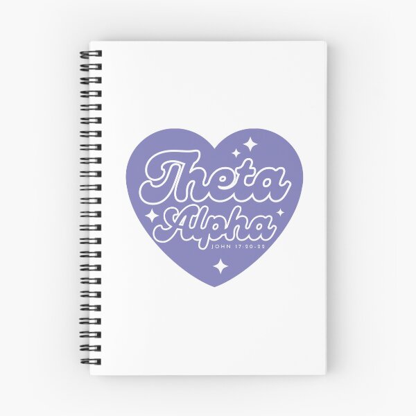 Artikelvorschau, Theta Alpha Heart in Purple entworfen und verkauft von hannahbsavv.
