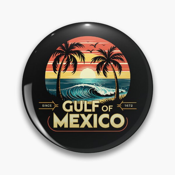 Item preview, Gulf of Mexico Retro Beach Sunset Ocean Surfing Vacation designed and sold by designleon19.