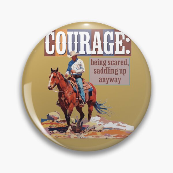Item preview, COURAGE: Being Scared, Saddling Up Anyway designed and sold by No1Equestrian.