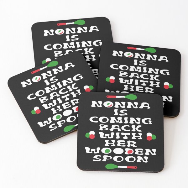 Item preview, Nonna Is Coming Back With Her Wooden Spoon | Funny Italian Nonna Gift designed and sold by Brian Gollob Creative Art.