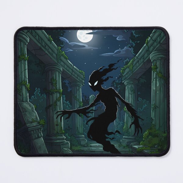 Item preview, Eerie Shadow in Moonlight - Dark Fantasy Art designed and sold by RiklawDesigns.
