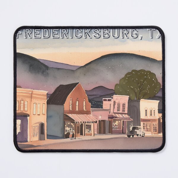 Item preview, Fredericksburg, TX – Sunset Main Street Charm designed and sold by HonkyTonk2025.