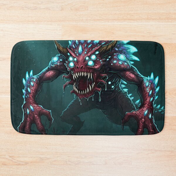 Item preview, Crystalline Horror Creature - Dark Fantasy Art designed and sold by RiklawDesigns.