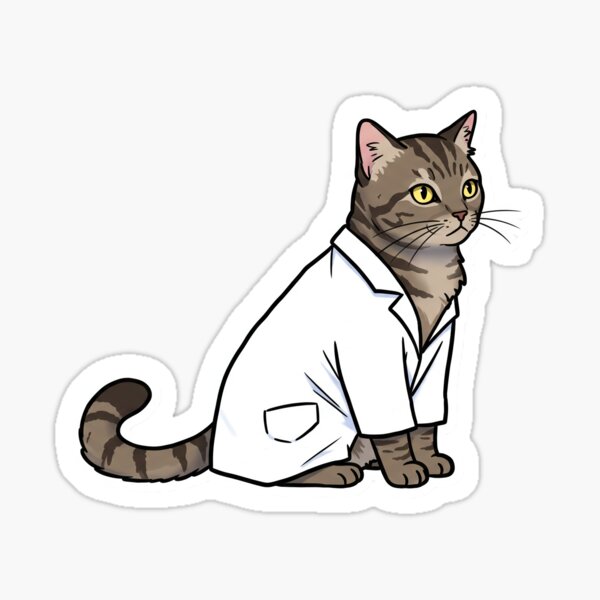 Item preview, Tabby Lab Coat #1 designed and sold by MicroMall.