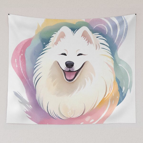Item preview, Watercolour Samoyed designed and sold by TheresaNicole.