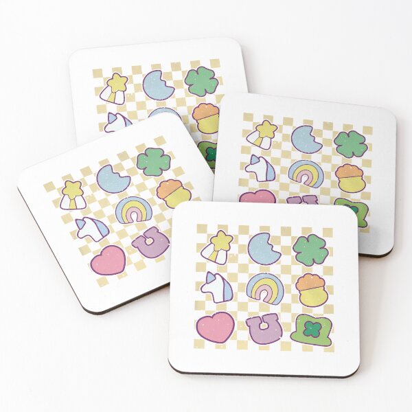 Item preview, Checkered Lucky Charms St. Patrick’s Day Kawaii Cute Pastel  designed and sold by JoelFox165.