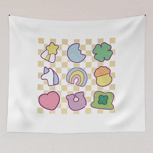 Item preview, Checkered Lucky Charms St. Patrick’s Day Kawaii Cute Pastel  designed and sold by JoelFox165.