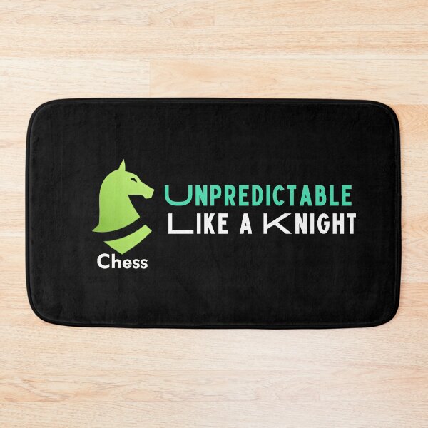 Item preview, Unpredictable Like a Knight | Chess Design designed and sold by Your Chess Vault.