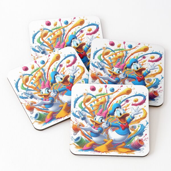 Item preview, Donald & Daisy Duck - Color Splash Chaos designed and sold by Mamokhy.