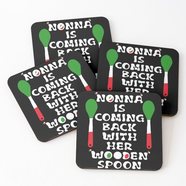 Item preview, Nonna Is Coming Back With Her Wooden Spoon | Funny Italian Grandma Gift designed and sold by Brian Gollob Creative Art.