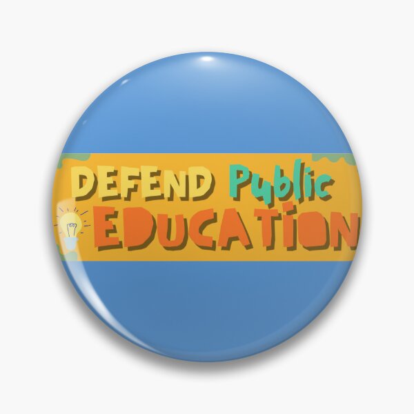 Item preview, DEFEND PUBLIC EDUCATION bumper sticker designed and sold by Creative Liberty Designs.