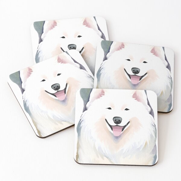 Item preview, Watercolour Samoyed designed and sold by TheresaNicole.