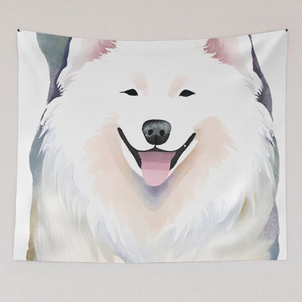 Item preview, Watercolour Samoyed designed and sold by TheresaNicole.