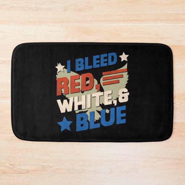 Item preview, I Bleed Red White and Blue designed and sold by NoSpecialShop.
