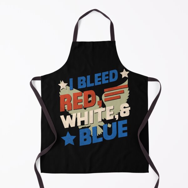 Item preview, I Bleed Red White and Blue designed and sold by NoSpecialShop.