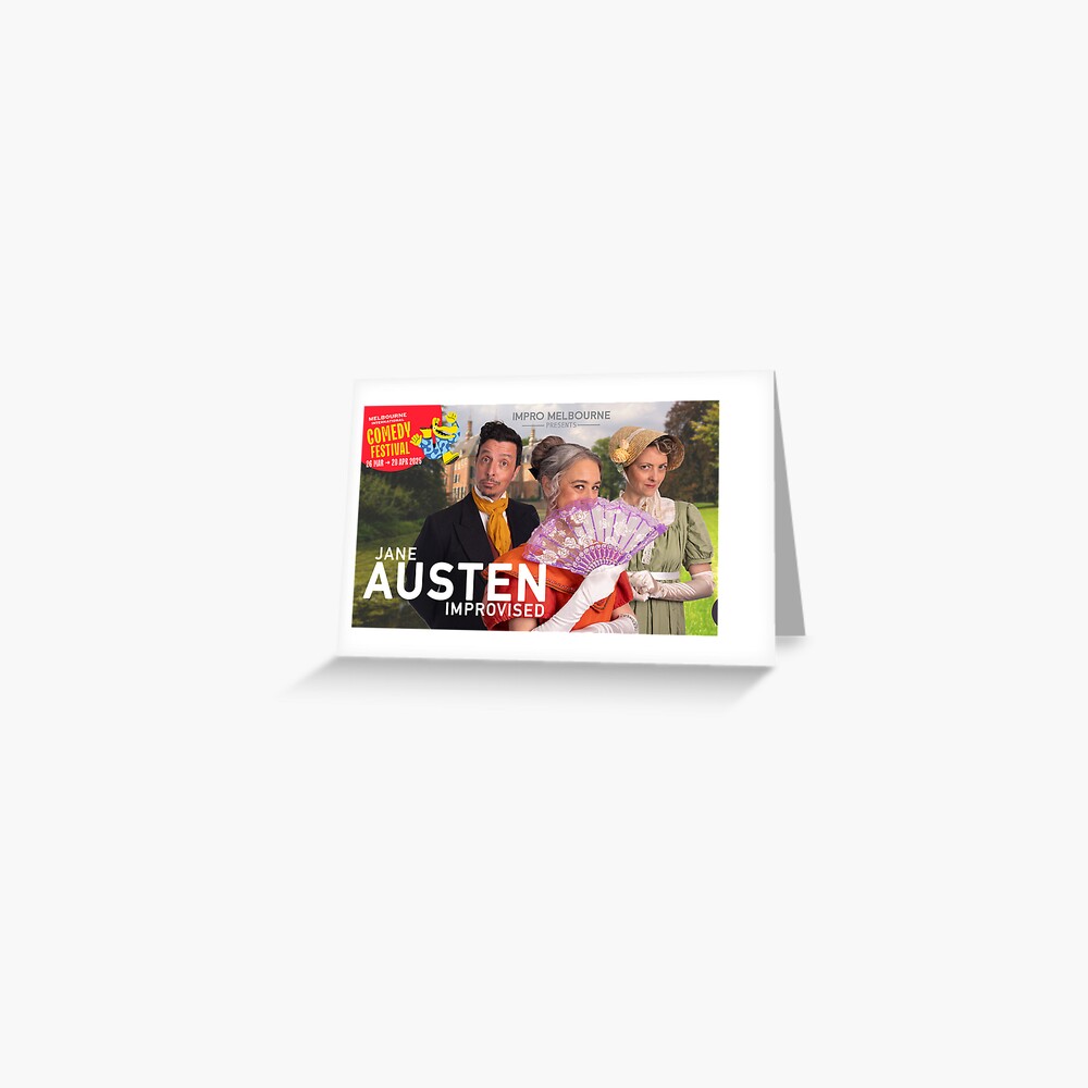 Item preview, Greeting Card designed and sold by ImproMelbourne.