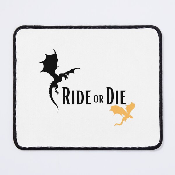 Item preview, 'Ride or Die' Fourth Wing Quote designed and sold by Brayden Fast.