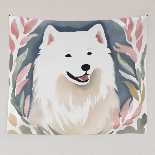 Item preview, Watercolour Samoyed designed and sold by TheresaNicole.