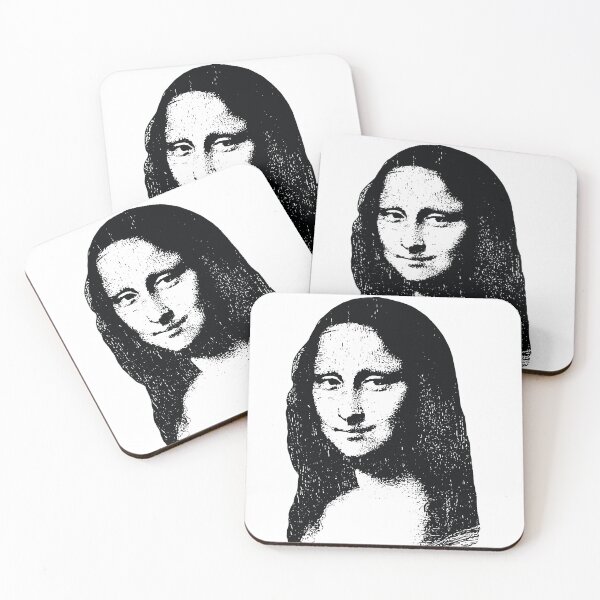 Item preview, Mona Lisa Unvieled Bold Black & White Bust - Own the Iconic Figure designed and sold by pelagio.
