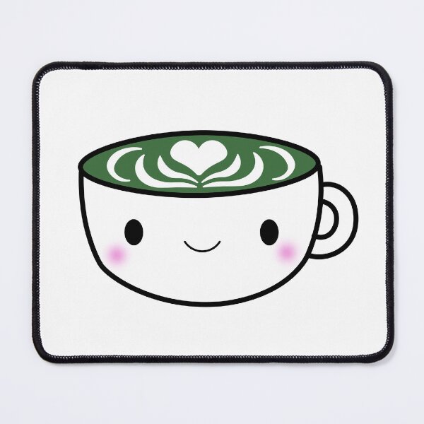 Item preview, Kawaii Matcha Latte Cute Green Tea designed and sold by mariekawaii.