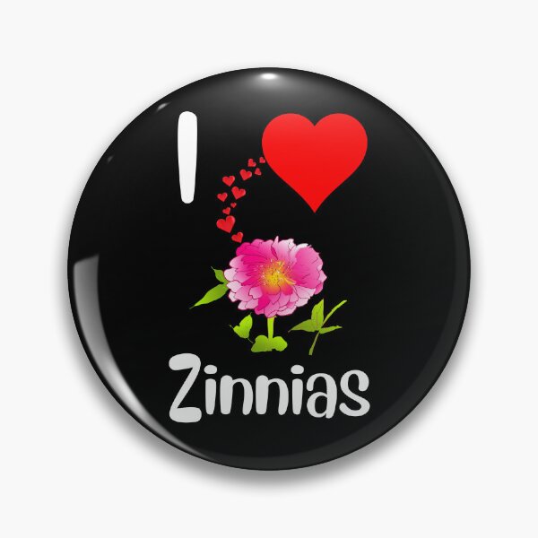 Item preview, Zinnia flower lovers hearts beautiful flower watercolor petals blooming designed and sold by Artstastic.