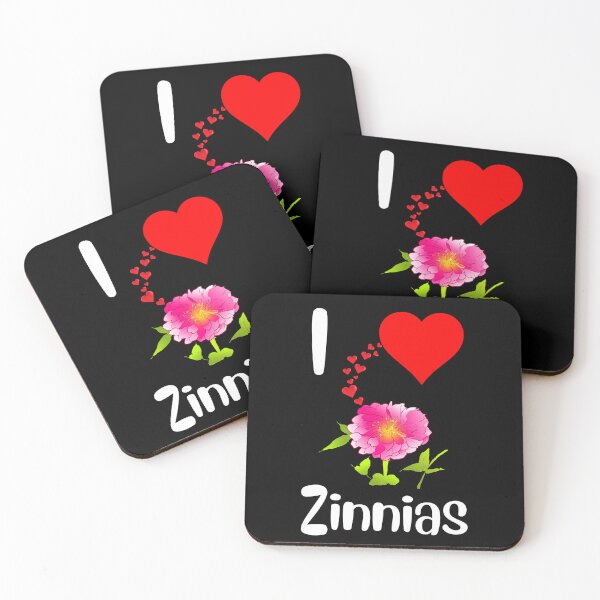 Item preview, Zinnia flower lovers hearts beautiful flower watercolor petals blooming designed and sold by Artstastic.