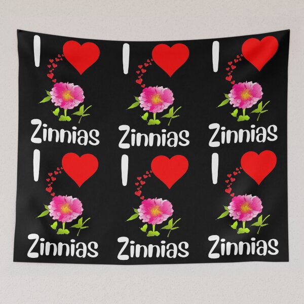 Item preview, Zinnia flower lovers hearts beautiful flower watercolor petals blooming designed and sold by Artstastic.