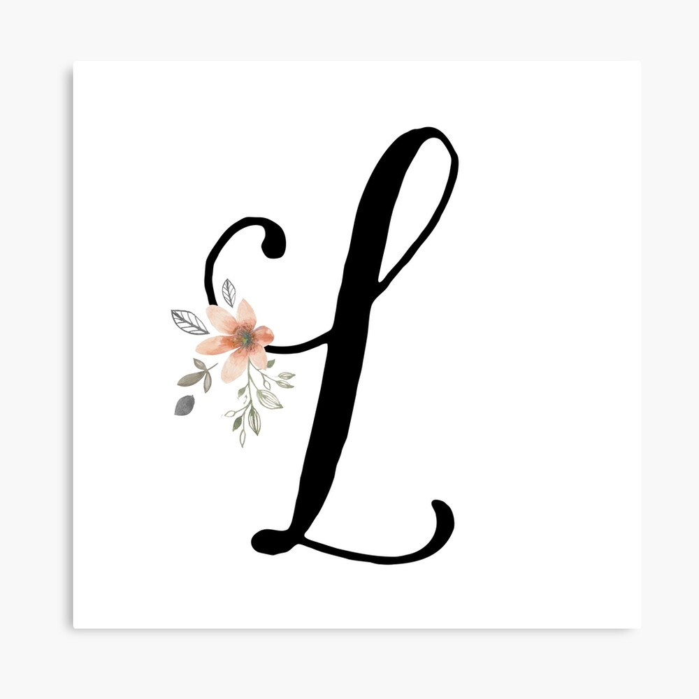 M Monogram Letter Initial Flowers | iPad Case & Skin