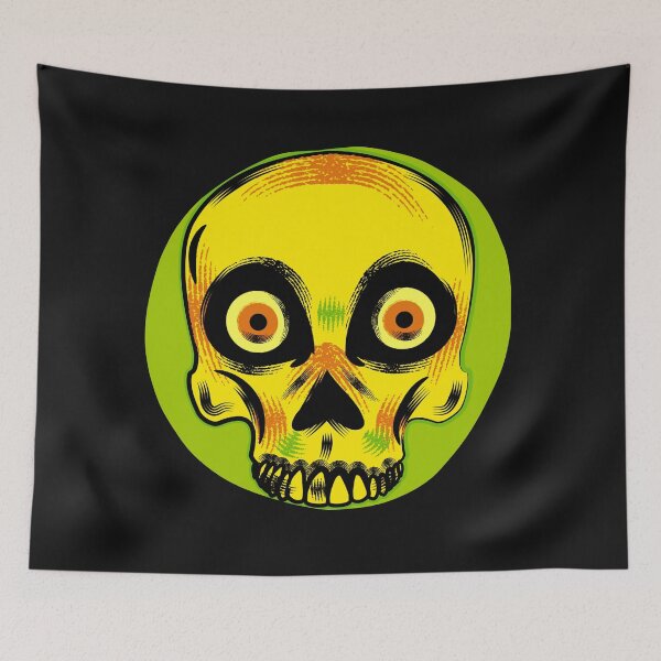 Item preview, Trippy Skull Delight: Bright Colors, Big Attitude - illustration designed and sold by andrex66.