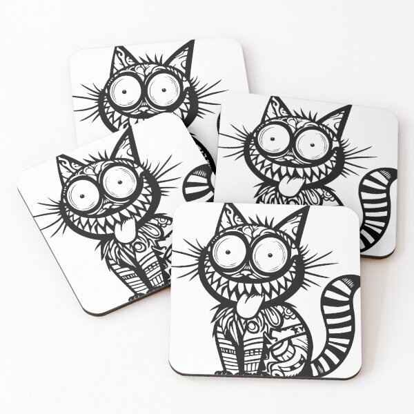 Item preview, MadCat B&W designed and sold by Kunst Uit Delfzijl.