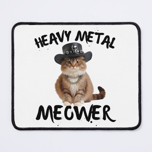 Item preview, Heavy Metal Meower – Adorable Ragdoll Cat Rocking Hardcore Style designed and sold by Fredster1966.