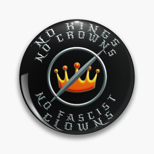 Item preview, No Kings, No Crowns, No Fascist Clowns designed and sold by FalcoSkyWolf.