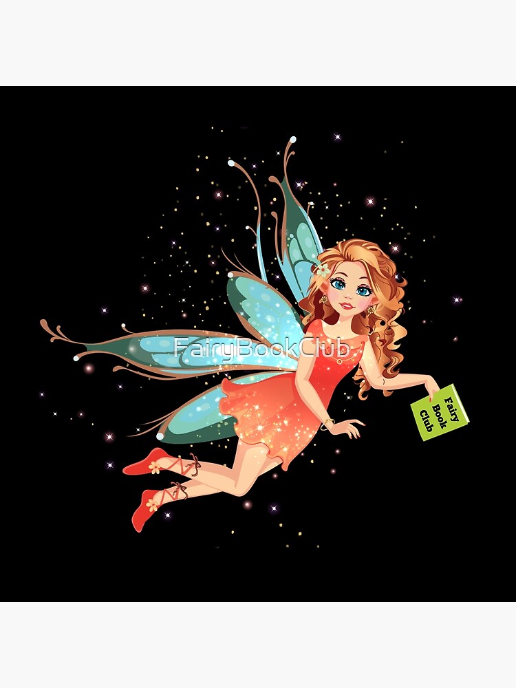 Thumbnail 4 of 4, Pillow, Felicia The Magical Fairy Book Club Fairy designed and sold by FairyBookClub.
