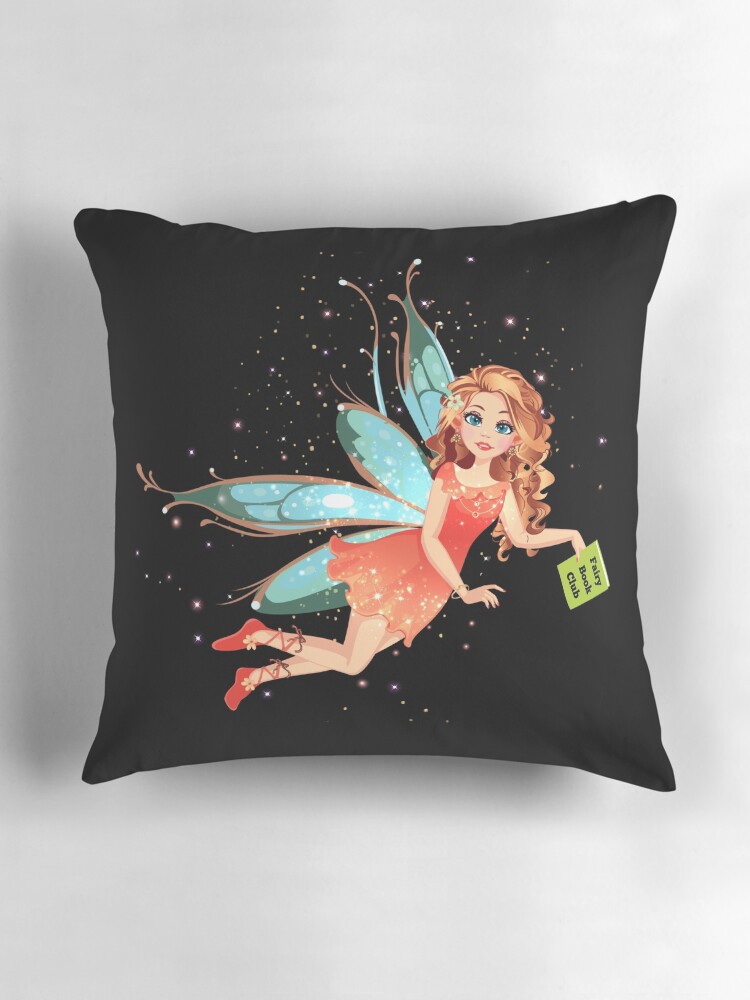 Thumbnail 3 of 4, Pillow, Felicia The Magical Fairy Book Club Fairy designed and sold by FairyBookClub.