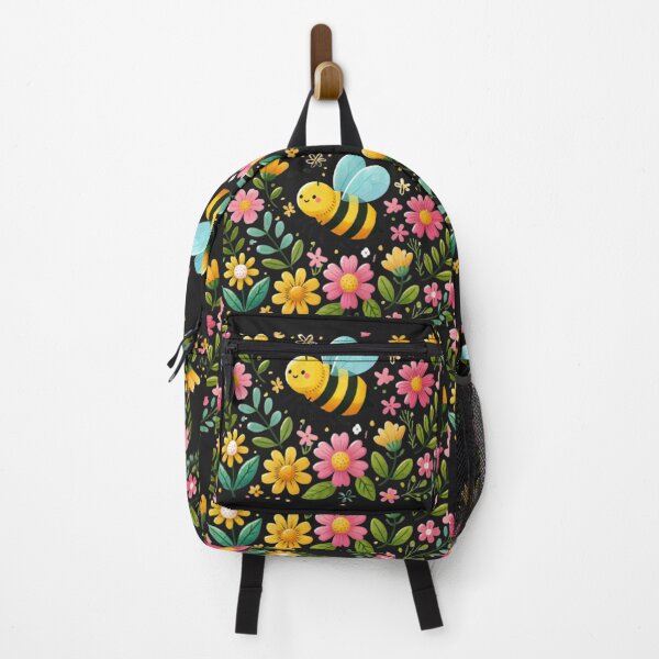 Item preview, Cute Bumblebee and Floral Garden - Nature's Buzz designed and sold by Desireehaz.