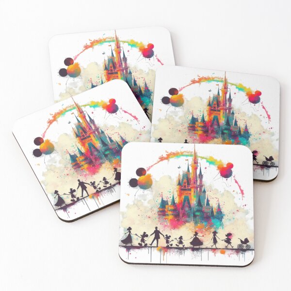 Item preview, Minimalist Disney Magic - Vibrant Splash Art designed and sold by Mamokhy.