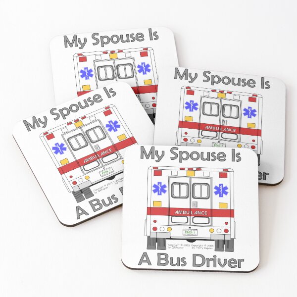Item preview, My Spouse is a Bus Driver designed and sold by RoseBloodCat.