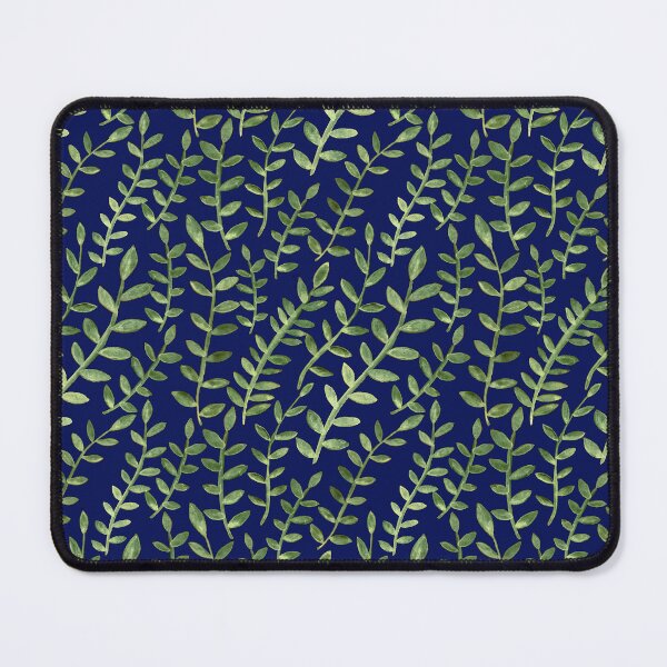 Item preview, Leaves - Green on Blue designed and sold by WendyVon.