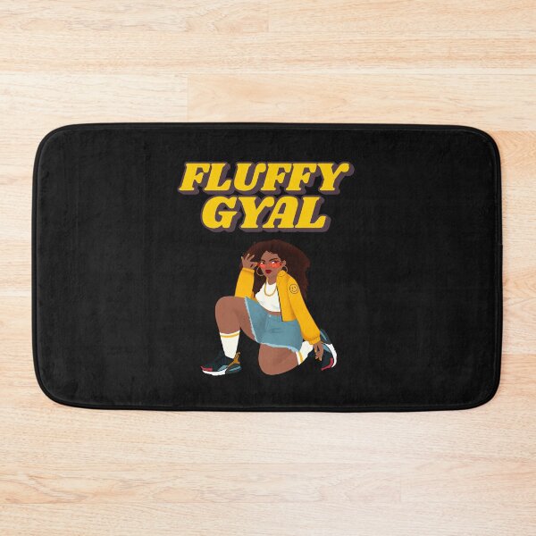 Item preview, Fluffy Gyal, Fat Girl, Jamaican Patois (Patwa)  designed and sold by Kolcha.
