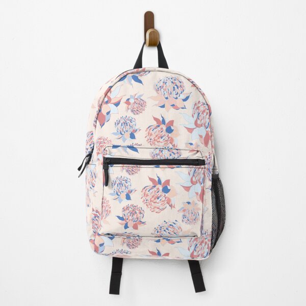 Item preview, Waratah Australian Flora pink blue designed and sold by blueidesign.