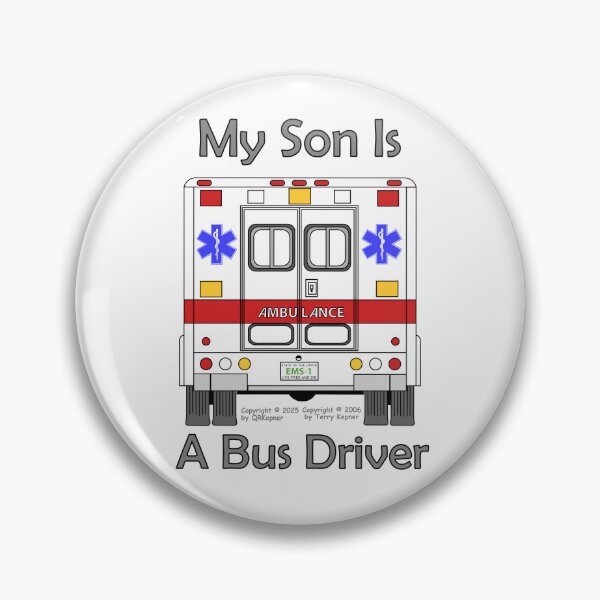 Item preview, My Son is a Bus Driver designed and sold by RoseBloodCat.