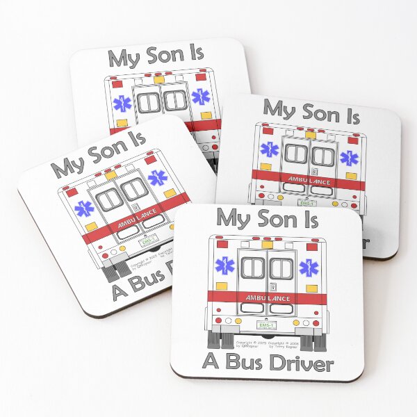Item preview, My Son is a Bus Driver designed and sold by RoseBloodCat.