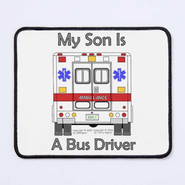 Item preview, My Son is a Bus Driver designed and sold by RoseBloodCat.