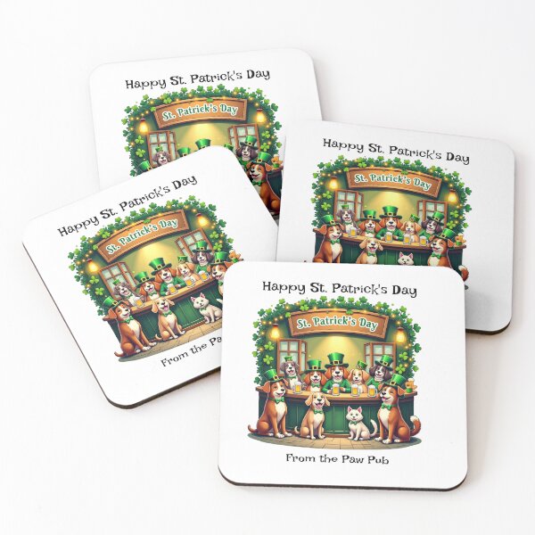 Item preview, Funny St. Patrick's Day Dog – Cute Irish Pub Party for Dog Lovers designed and sold by DZignsbyJess.