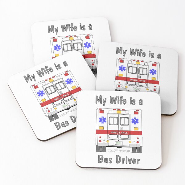 Item preview, My Wife is a Bus Driver designed and sold by RoseBloodCat.