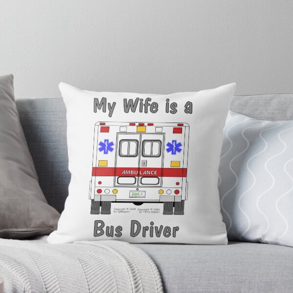 Item preview, My Wife is a Bus Driver designed and sold by RoseBloodCat.