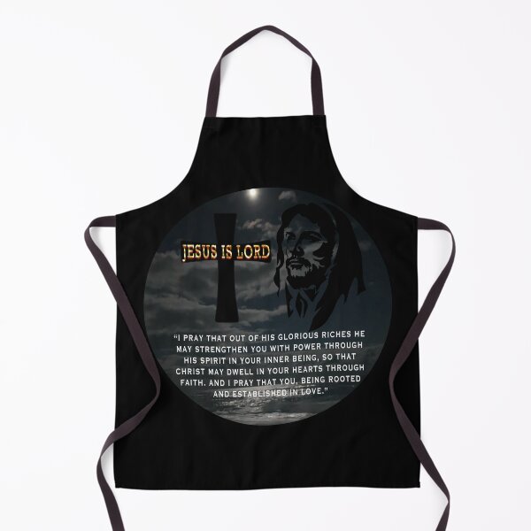 Item preview, Jesus Is Lord | Christian Dark Theme Art | Inspirational Bible Quote designed and sold by Brian Gollob Creative Art.